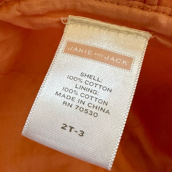 Janie And Jack Baby Sun Hat Sz 2T-3T - Picture 4 of 6